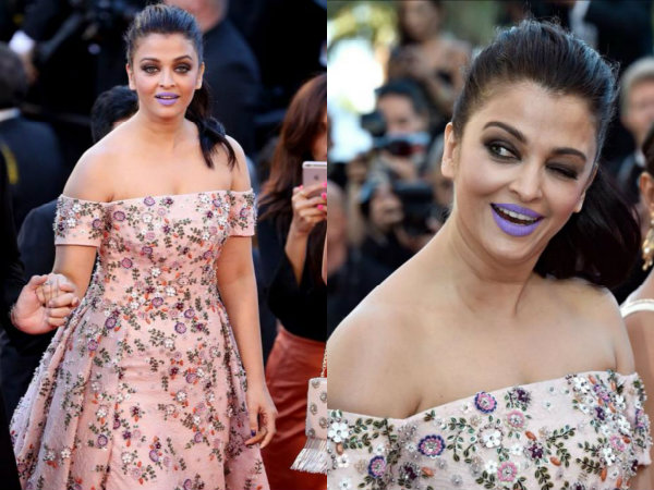 Go Out Of The Box & Make Statements In Purple Lipstick Like Aishwarya Rai - 1