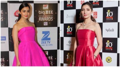 Go Pink Or Go Home: Alia Bhatt Vs Mahira Khan: Which Gorgeous Lady Rocked The Strapless Pink Dress?