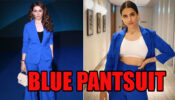 Hansika Motwani Or Sanya Malhotra: Which Babe Looks Like A Sizzling Boss Lady In Blue Pantsuit?