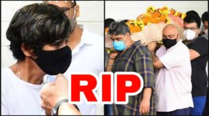 Heartbreaking Visuals: Mandira Bedi caught on camera emotional in husband Raj Kaushal’s last rites, see pics