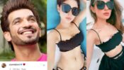 Hot Moment Caught On Camera: Mouni Roy looks super hot in black bikini, Arjun Bijlani hearts it