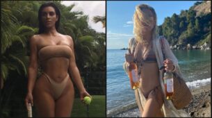 Hot Photos Compiled: Kim Kardashian & Kate Hudson burn the oomph game in hot bikinis, fans sweat
