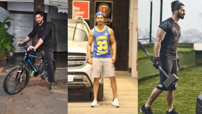 Hot & Tempting Sporty Looks Of Varun Dhawan, Shahid Kapoor & Sidharth Malhotra To Give You Vogue Goals