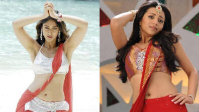 Ileana D’Cruz & Trisha Krishnan’s  Hottest Navel Moments In Saree Which We Can’t-Miss