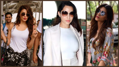 In love with dark aviator sunglasses? Rock your airport style like ‘boss babes’ Shraddha Kapoor, Kriti Sanon, Nora Fatehi & Jacqueline Fernandez