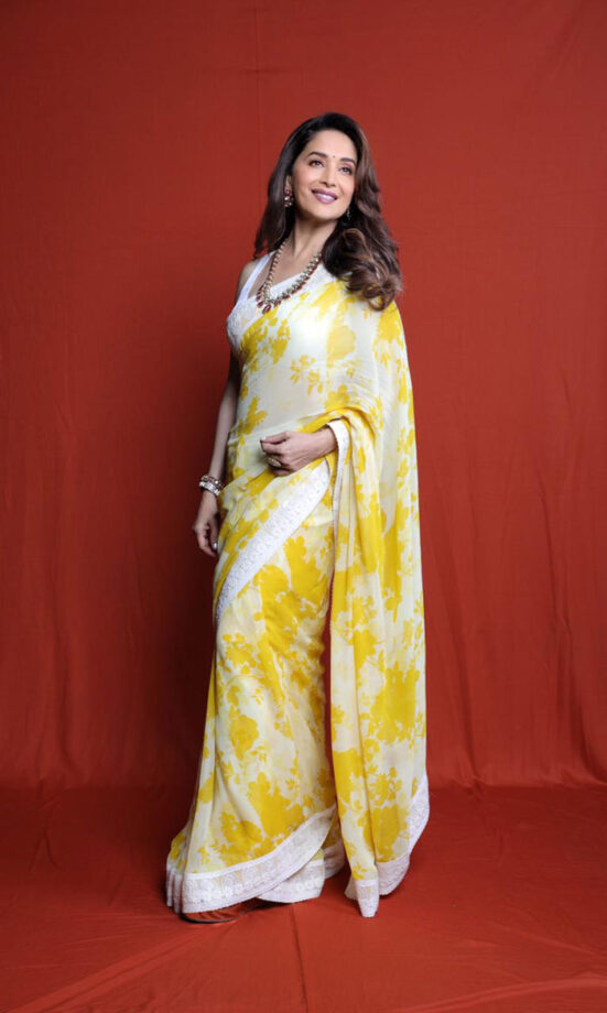 In Love With Floral Print? Slay The Flower Power Style Like Madhuri Dixit - 3