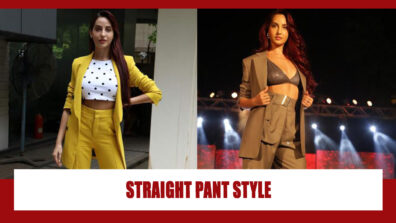 In Love With Straight Pants: Nora Fatehi’s Style File For Inspiration