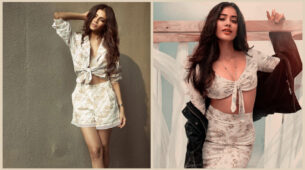 In love with the co-ordinated lace bralette style? Take vogue cues from Malavika Mohanan & Janhvi Kapoor’s wardrobe
