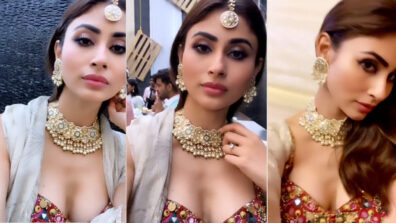 [In Video] Mouni Roy flaunts her exotic lehenga & jewellery collection, fans in awe