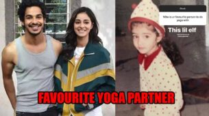 Ishaan Khatter shares adorable picture of Ananya Panday, calls her favourite yoga partner
