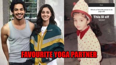 Ishaan Khatter shares adorable picture of Ananya Panday, calls her favourite yoga partner