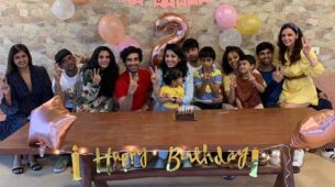 Iss Pyaar Ko Kya Naam Doon actor Barun Sobti celebrates daughter Sifat’s birthday with Sanaya Irani and friends