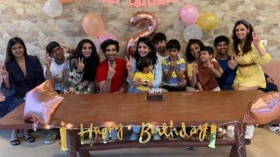 Iss Pyaar Ko Kya Naam Doon actor Barun Sobti celebrates daughter Sifat’s birthday with Sanaya Irani and friends