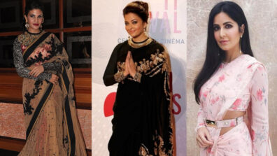 Jacqueline Fernandez, Aishwarya Rai & Katrina Kaif’s ‘royalty’ moment in Sabyasachi saree