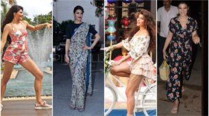 Jacqueline Fernandez’s Saree Vs Dress Vs Jumpsuit Vs Top: Which Floral Outfit Is Your Pick?