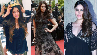 Janhvi Kapoor, Aishwarya Rai & Kareena Kapoor set internet on fire with super hot lace outfits, you will fall in love