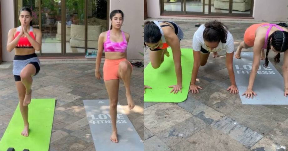 Janhvi Kapoor & Sara Ali Khan Are New BFFs & These Workout Photos Of Them Together Are Proof, See Viral Photos - 0