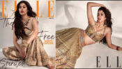 Janhvi Kapoor slays like a glam-doll in V-neck royal ethnic outfit, fans can’t stop crushing