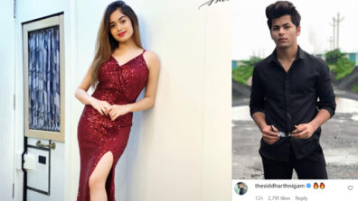 Jannat Zubair Rahmani’s ‘red hot spicy’ avatar makes Siddharth Nigam feel the heat