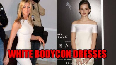 In Love With White? Steal Short White Bodycon Dresses Of Jennifer Aniston & Emma Watson