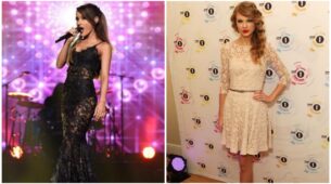 Ariana Grande Vs Taylor Swift: Vote The Divine Beauty In White Lace Dress