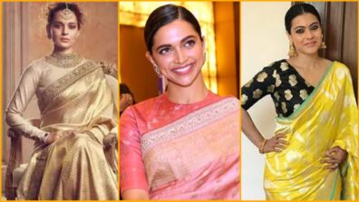 Kangana Ranaut To Kajol: Silk Saree Looks of Divas That Prove the New Age Royalty