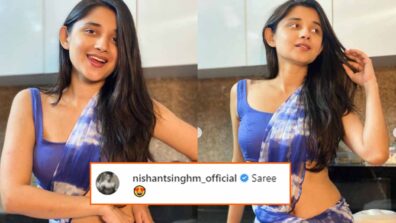 Kanika Mann shares stunning look in hot blue saree, Nishant Malkhani loves it