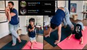 Kareena Kapoor snaps Saif Ali Khan & Taimur doing yoga, Tiger Shroff & Sonam Kapoor love it