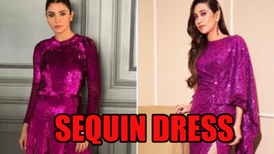 Karisma Kapoor Vs Anushka Sharma: Which Beauty Shines In A Solid Sequin Dress?