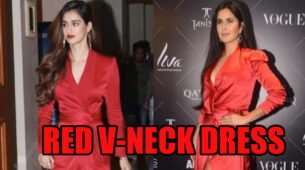 Katrina Kaif Vs Disha Patani: Which Babe Deserves A 10/10 For Her Red V-Neck Dress?