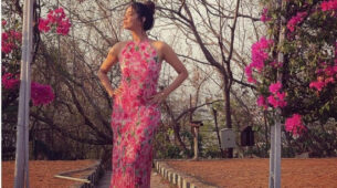 Keerthy Suresh burns the swag quotient in latest floral outfit, Rashmika Mandanna, Kajal Aggarwal, Janhvi Kapoor & Shriya Saran love it