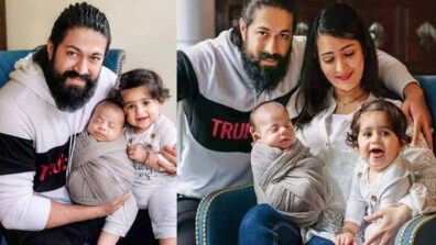 [KGF Rocky Bhai] Unseen throwback photo of South superstar Yash with his adorable kids make netizens melt in awe