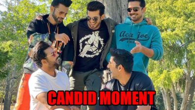 Khatron Ke Khiladi 11 boys Arjun Bijlani, Varun Sood, Abhinav Shukla, Rahul Vaidya, Vishal Aditya Singh and Sourabh Raaj Jain’s candid moment goes viral