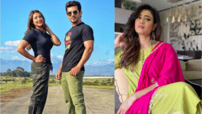 Khatron Ke Khiladi 11: Divyanka Tripathi poses with Arjun Bijlani, Shweta Tiwari burns internet with her green ethnic avatar