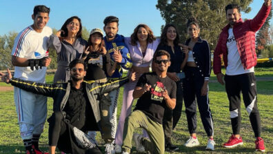 Khatron Ke Khiladi 11 Unseen Moment: Anushka Sen, Divyanka Tripathi, Shweta Tiwari, Arjun Bijlani, Rahul Vaidya, Nikki Tamboli & others chill with Rohit Shetty, see candid moment