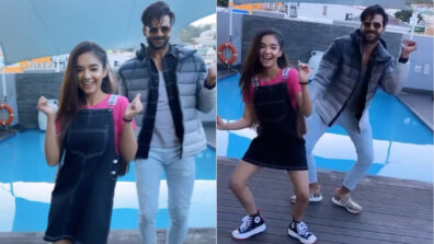 Khatron Ke Khiladi Unseen Moment: Anushka Sen does a romantic dance with Vishal Aditya Singh