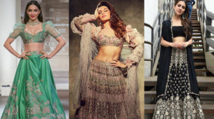 Kiara Advani, Jacqueline Fernandez & Sara Ali Khan flaunt their desi style in statement sleeves lehenga, come fall in love with them