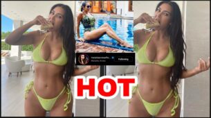 Kim Kardashian shares super hot photo in green crochet bikini, Malaika Arora loves it