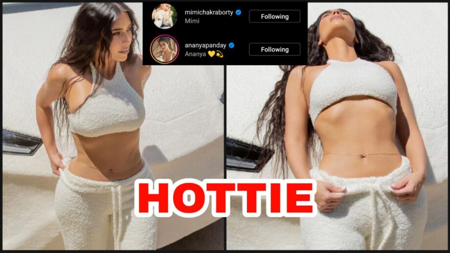 Kim Kardashian slays the vogue quotient in super hot white midi outfits, Mimi Chakraborty and Ananya Panday love it 408802