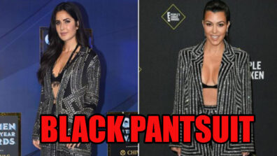 KK Vs KK: Katrina Kaif Vs Kourtney Kardashian, Who Rocked The Black Embellished Pantsuit?