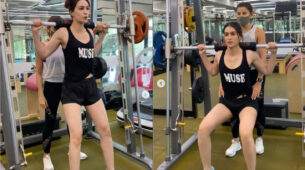 Kriti Sanon trains hard in latest workout video, fans can’t stop sweating