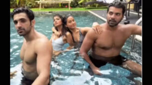 Kumkum Bhagya casts Shabir Ahluwalia, Arijit Taneja & Sriti Jha enjoy pool time, see viral pic