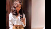 Kumkum Bhagya Sriti Jha looks super stylish in white semi-formal shirt & brown palazzo trousers, fans love it
