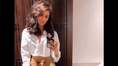 Kumkum Bhagya Sriti Jha looks super stylish in white semi-formal shirt & brown palazzo trousers, fans love it