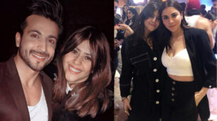 Kundali Bhagya lead Dheeraj Dhoopar & Shraddha Arya’s birthday love for TV Boss Ekta Kapoor will make you go aww