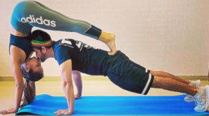 Kundali Bhagya Yoga Day Romance: Dheeraj Dhoopar’s workout with wife Vinny Arora gives her a special romantic kiss