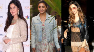 Learn to slay the maxi dress with jacket oomph game from Katrina Kaif, Alia Bhatt & Deepika Padukone’s wardrobe