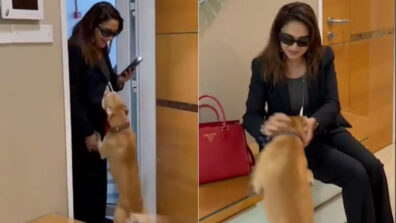 Madhuri Dixit Nene is a ‘pet parent’, check out her adorable pawsome moment