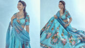 Madhuri Dixit stabs hearts with her sky-blue lehenga avatar, fans go ‘dhak dhak’