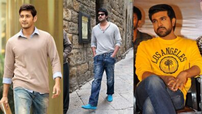 Mahesh Babu, Prabhas & Ram Charan’s Coolest Casual Denim Jeans & T-shirt Swag To Copy